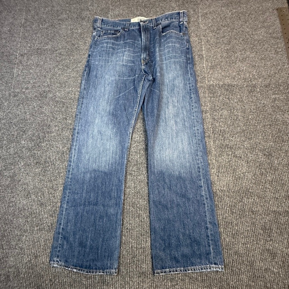 VTG Gap 1969 Mens Boot Fit Jeans Medium Wash Blue Denim 36x32 446300-00-1